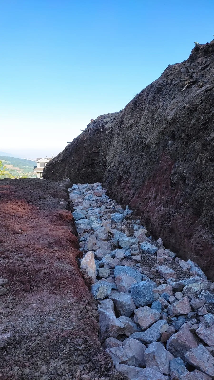 Taş Örgü İstinat Duvarı Yapımı