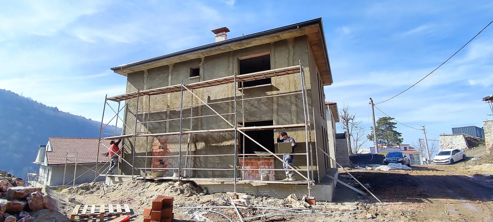 Ayazma 4 Adet Villa İnşaatı