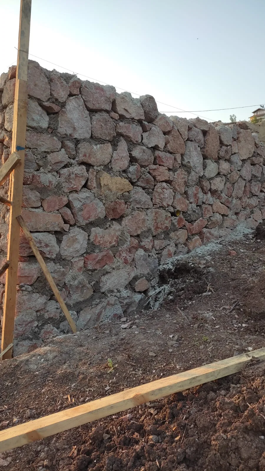 Taş Örgü İstinat Duvarı Yapımı